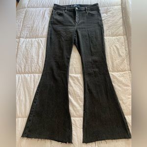 Hollister Black High Rise Flare Jeans | W29 L31 9R